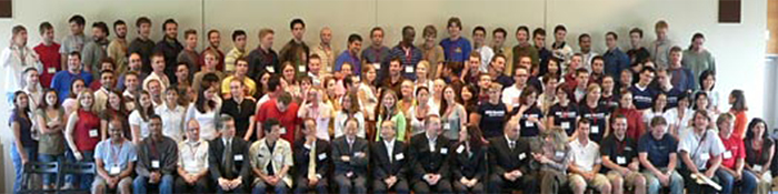  2007 JSPS fellows group picture at SOKENDAI