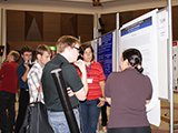 At the poster session