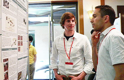 At the Poster Presentation