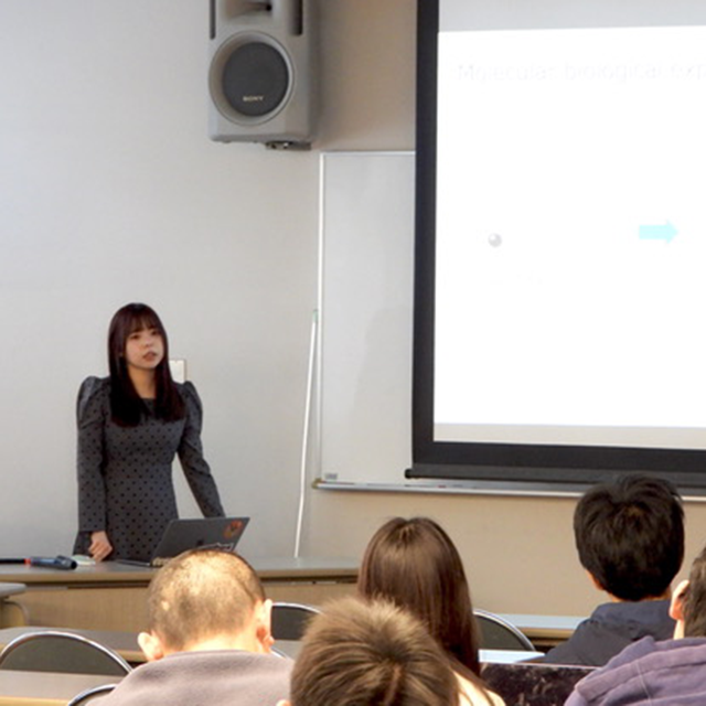 Students presenting cutting-edge research